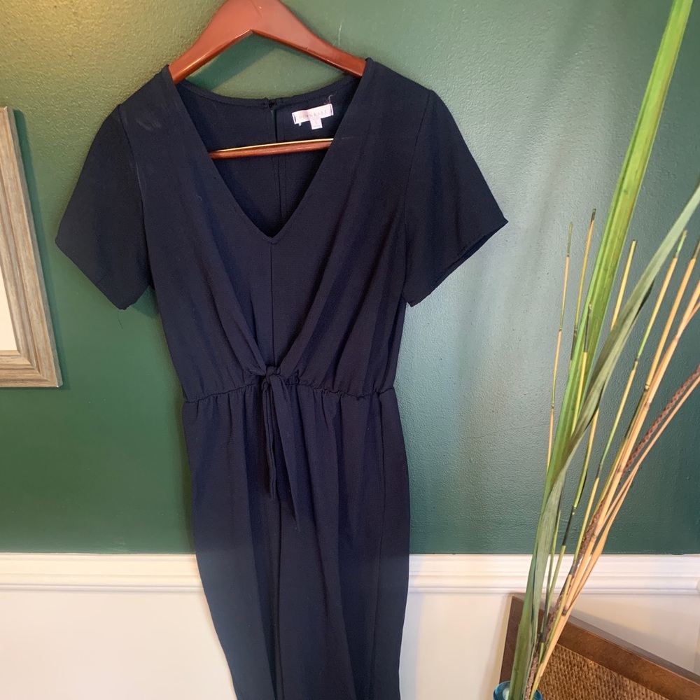 Classic Navy Culotte Jumpsuit